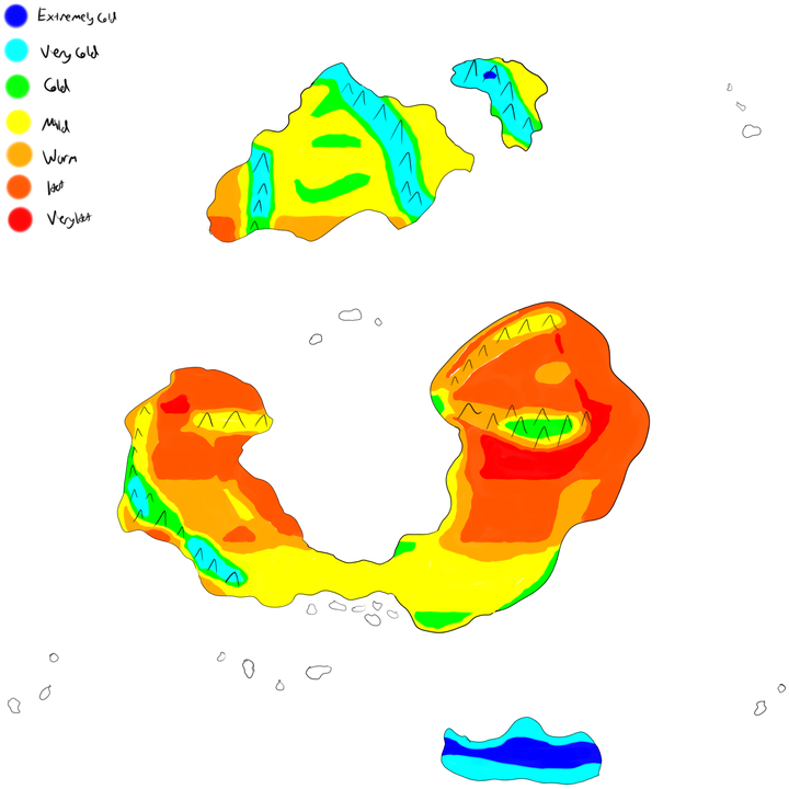 Heat Map - Northern Summer