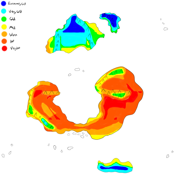 Heat Map - Southern Summer